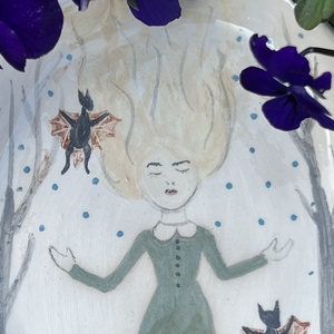 Kézzel készített kerámia tálka  - otthon & életmód - konyhafelszerelés, tálalás - tálalás - tányér & étkészlet - Meska.hu