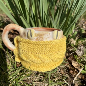 Vidám bögre � Béka pulcsiban, Otthon & Életmód, Konyhafelszerelés, tálalás, Tálalás, Bögre & Csésze, Kerámia, MESKA