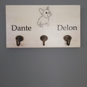 Fali kulcstartó egyedi , Otthon & Lakás, Dekoráció, Fali és függő dekoráció, Fali kulcstartó, Decoupage, transzfer és szalvétatechnika, Meska