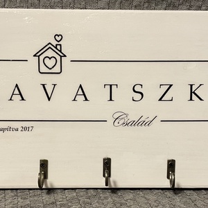 Fali kulcstartó Zavatszki - Meska.hu