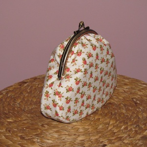 Neszesszer, sminkes tárca, gyógyszeres tárca 12 cm-es kerettel.  - táska & tok - neszesszer - Meska.hu