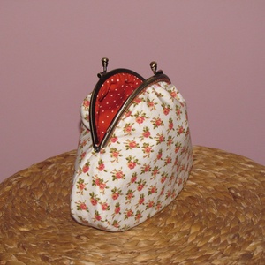 Neszesszer, sminkes tárca, gyógyszeres tárca 12 cm-es kerettel.  - táska & tok - neszesszer - Meska.hu