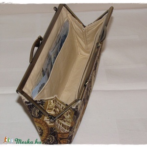 Pénztárca 18 cm-es, nagy kapcsos kerettel -  - Meska.hu