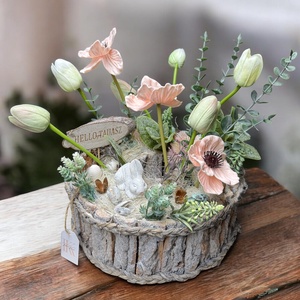 ?? Tavaszi Fészek ?? asztaldísz, Ünnepi díszek, dekorációk, Húsvéti díszek és dekorációk, Húsvéti asztaldíszek, Mindenmás, MESKA