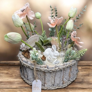 �� Tavaszi Fészek �� asztaldísz - ünnepi díszek, dekorációk - húsvéti díszek és dekorációk - húsvéti asztaldíszek - Meska.hu