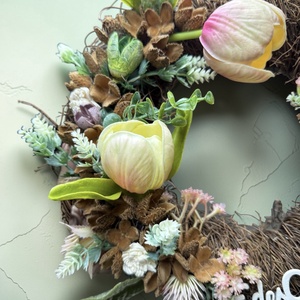 � Tavaszi ajtódísz� - otthon & életmód - dekoráció - ajtó- és ablak dekoráció - ablakdísz - Meska.hu