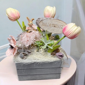 ?? Tavasztündér Nyuszi dekor ??, Otthon & Életmód, Dekoráció, Asztal és polc dekoráció, Asztaldísz, Mindenmás, MESKA