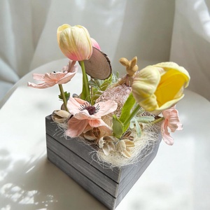 �� Tavasztündér Nyuszi dekor �� - otthon & életmód - dekoráció - asztal és polc dekoráció - asztaldísz - Meska.hu