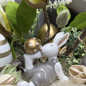 �� Aranytojásos Nyuszi � tavaszi dekor �� - otthon & életmód - dekoráció - asztal és polc dekoráció - asztaldísz - Meska.hu