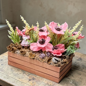 �� Pipacsmező Nyuszival �� - otthon & életmód - dekoráció - asztal és polc dekoráció - asztaldísz - Meska.hu