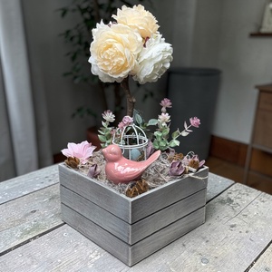 � Madárdalos Tavasz � Asztaldisz - Meska.hu