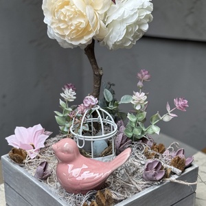 � Madárdalos Tavasz � Asztaldîsz - otthon & életmód - dekoráció - asztal és polc dekoráció - asztaldísz - Meska.hu