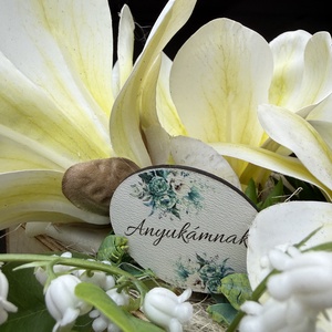 � Anyák napi magnóliás virágbox � kézzel készült dekoráció -  - Meska.hu