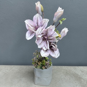 � Anyák napi magnólia dekor � elegáns, pasztell árnyalatokkal � - otthon & életmód - dekoráció - asztal és polc dekoráció - asztaldísz - Meska.hu