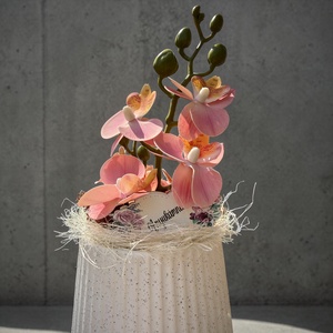 Orchideás asztaldísz � finom elegancia anyák napjára  - otthon & életmód - dekoráció - asztal és polc dekoráció - asztaldísz - Meska.hu