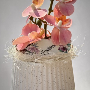 Orchideás asztaldísz � finom elegancia anyák napjára  - otthon & életmód - dekoráció - asztal és polc dekoráció - asztaldísz - Meska.hu