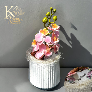 Orchideás asztaldísz � finom elegancia anyák napjára  - Meska.hu