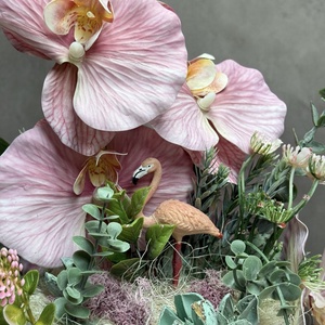 � Flamingó Orchidea Box  - otthon & életmód - dekoráció - asztal és polc dekoráció - asztaldísz - Meska.hu