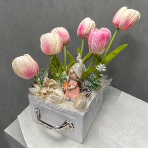 � Tavaszi Tulipán Manólány Box  � - otthon & életmód - dekoráció - asztal és polc dekoráció - asztaldísz - Meska.hu