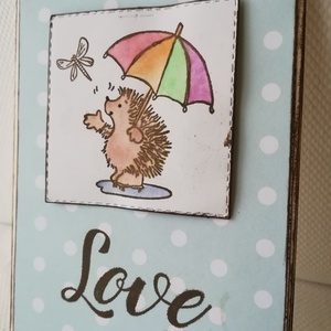 LOVE- 2 db képeslap csomagban, Otthon & Életmód, Papír, írószer, Képeslap, üdvözlőlap, Ajándékozás kellékei, Papírművészet, MESKA