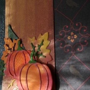 HALLOWEEN - ŐSZ - 1 db, Z alakban kihajtható képeslap, Otthon & Életmód, Halloween, Halloweeni meghívó, képeslap, ajándékkísérő, Dekoráció, Papírművészet, MESKA