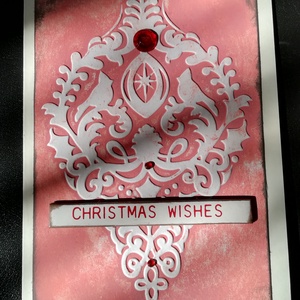 PIROS KARÁCSONY - 2 db képeslap - karácsony - karácsonyi ajándékozás - karácsonyi képeslap, üdvözlőlap, ajándékkísérő - karácsonyi ajándékozás - Meska.hu