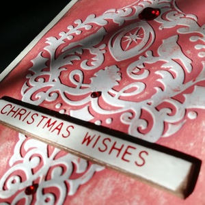 PIROS KARÁCSONY - 2 db képeslap - karácsony - karácsonyi ajándékozás - karácsonyi képeslap, üdvözlőlap, ajándékkísérő - karácsonyi ajándékozás - Meska.hu