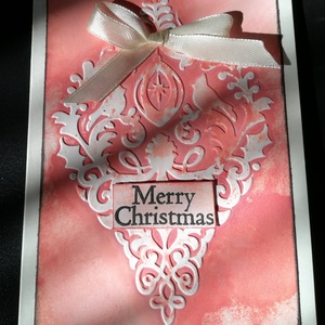 PIROS KARÁCSONY - 2 db képeslap - karácsony - karácsonyi ajándékozás - karácsonyi képeslap, üdvözlőlap, ajándékkísérő - karácsonyi ajándékozás - Meska.hu