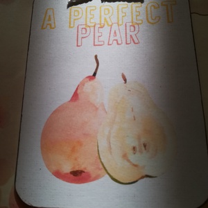 PERFECT PEAR  Tökéletes társ - 1 db képeslap  - otthon & életmód - papír, írószer - ajándékozás kellékei - képeslap, üdvözlőlap - Meska.hu