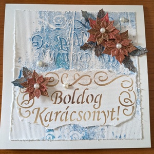 Boldog karácsonyt- 1 db képeslap - Meska.hu