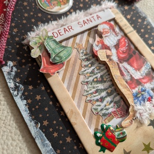 Dear Santa - Mikulásos ajtódísz - karácsony - adventi díszek - adventi ajtódísz - Meska.hu