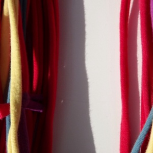 -50% AKCIÓ! Szivárvány textilnyaklánc -  - Meska.hu