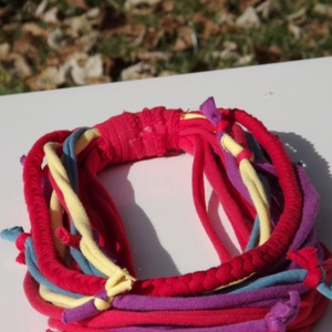 -50% AKCIÓ! Szivárvány textilnyaklánc -  - Meska.hu