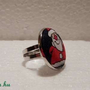 Mikulás gyűrű nyakkendőből  -  - Meska.hu