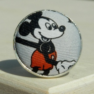 Mickey Egér  - gyűrű nyakkendőből -  - Meska.hu