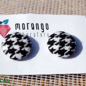 Feketén-fehéren - fülbevaló -  - Meska.hu