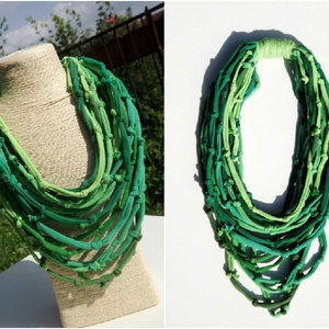 Zöldek játéka - pólónyaklánc - Meska.hu