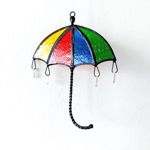 Tiffany esernyő, Otthon & Lakás, Dekoráció, Ajtó- és ablak dekoráció, Ablakdísz, Üvegművészet, MESKA