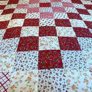 Patchwork takaró párnával -  - Meska.hu