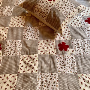 Patchwork takaró párnával -  - Meska.hu