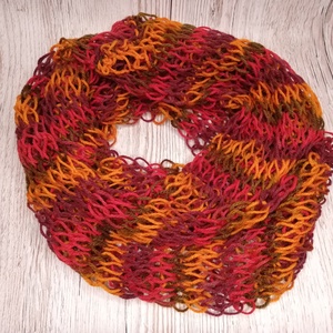 Kötött körsál, Ruha & Divat, Sál, Sapka, Kendő, Sál, Kötés, Horgolás, MESKA