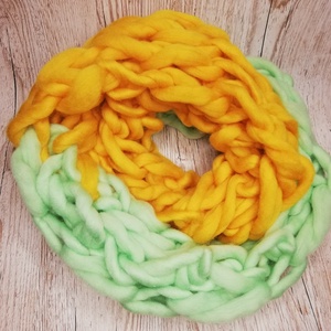 Merinói gyapjú körkötött sál, Ruha & Divat, Sál, Sapka, Kendő, Sál, Kötés, Varrás, MESKA