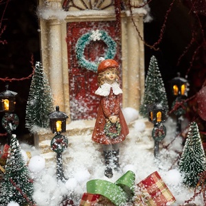 Meseország kapuja ajtódísz. - karácsony - adventi díszek - adventi ajtódísz - Meska.hu