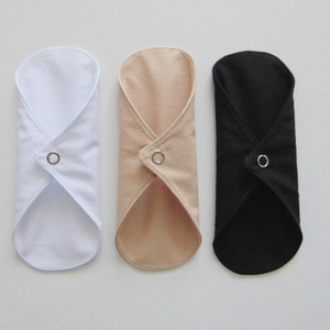 Mosható tisztasági betét- fekete-fehér-bézs (3 db/ cs)/ mosható textil betét,  mosibetét, zero waste - szépségápolás - intim higiénia - tisztasági betét - Meska.hu