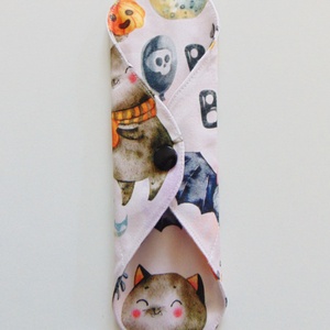 Mosható tisztasági betét- Halloween mintás / mosható textil betét, környezetbarát, többször használható -  - Meska.hu
