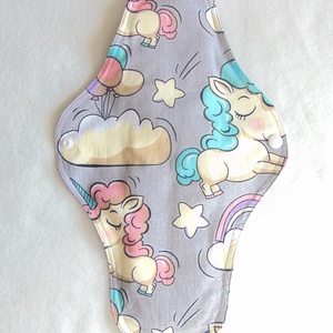 31 cm-es mosható női betét- maxi / unikornisok / intimbetét, mosható betét, környezetbarát termék - szépségápolás - intim higiénia - intimbetét - Meska.hu