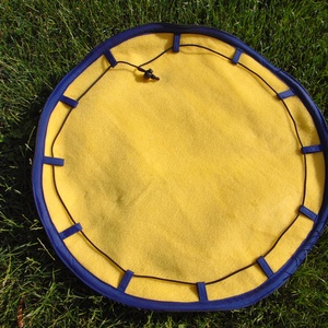 Fürdőruha zsák- sárga / átmérő 50 cm - táska & tok - edzőtáskák - sporttáska - Meska.hu
