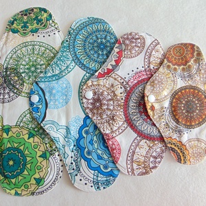 Mosható női betét csomag (4 db/cs) /intimbetét, mosható textil betét,mosható betét, környezetbarát termék - szépségápolás - intim higiénia - intimbetét - Meska.hu