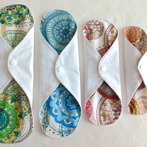 Mosható női betét csomag (4 db/cs) /intimbetét, mosható textil betét,mosható betét, környezetbarát termék - szépségápolás - intim higiénia - intimbetét - Meska.hu