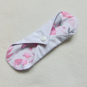 20 cm-es mosható betét - vékony  / rózsaszín kolibri mintás   - szépségápolás - intim higiénia - intimbetét - Meska.hu